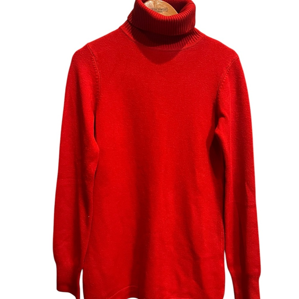 Red Turtleneck Sweater